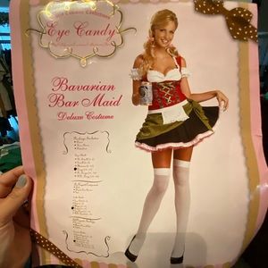 Bavarian beer maid Oktoberfest costume Halloween